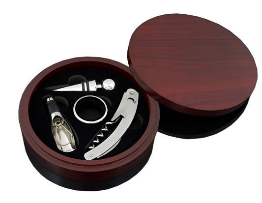 Wine set - round 4-piece