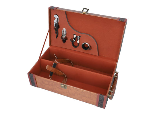 Wine box - brown