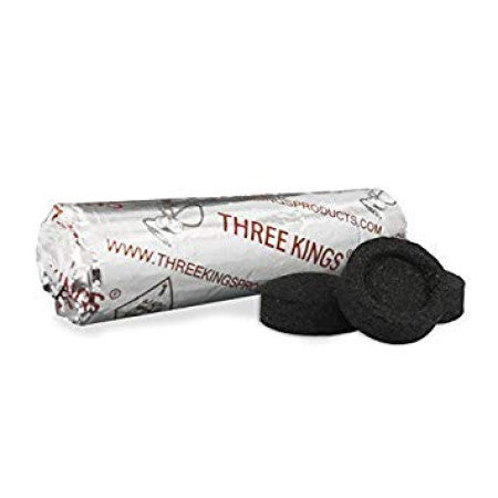 Brzozapaljivi ugljen za nargilu - Three Kings 33mm