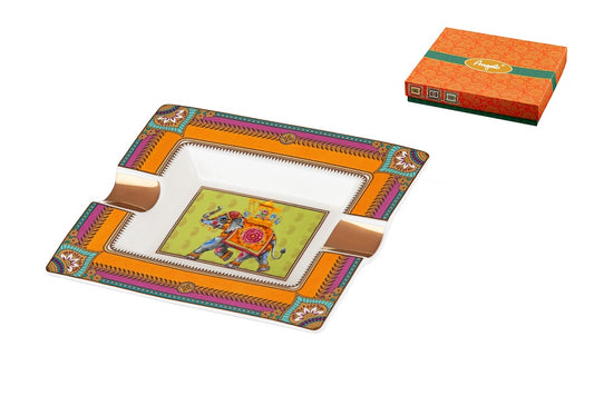 ANGELO - Ashtray for 2 cigars - New Bone China