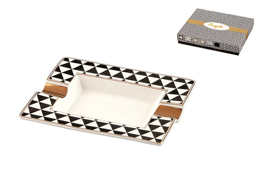 ANGELO - Ashtray for 2 cigars - Bone China