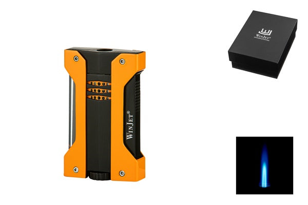 WINJET 1x Jet Flame Lighter – Orange Black