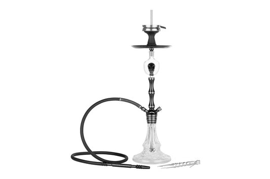 SUPER HEROES Hookah – 1 Hose Black Grey (70 cm)