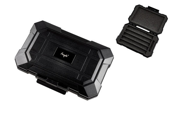 ANGELO - Humidor putni crni za 5 cigara