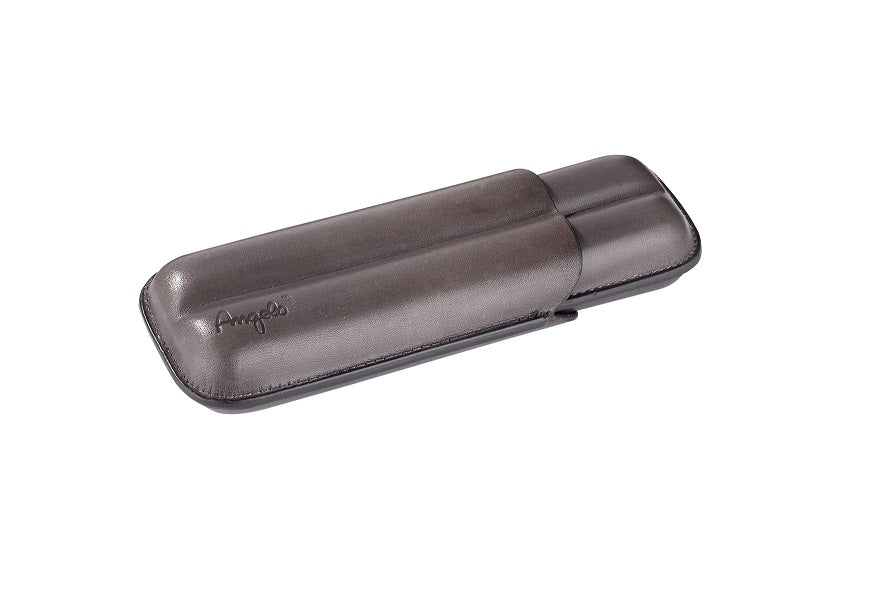 ANGELO - Case for 2 cigars - Gray