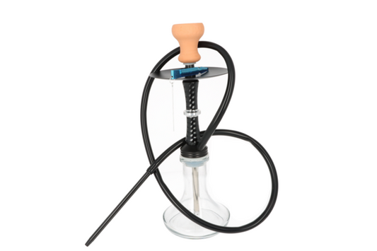 DREAMLINER Hookah – 1 Hose Transparent Black (47 cm)