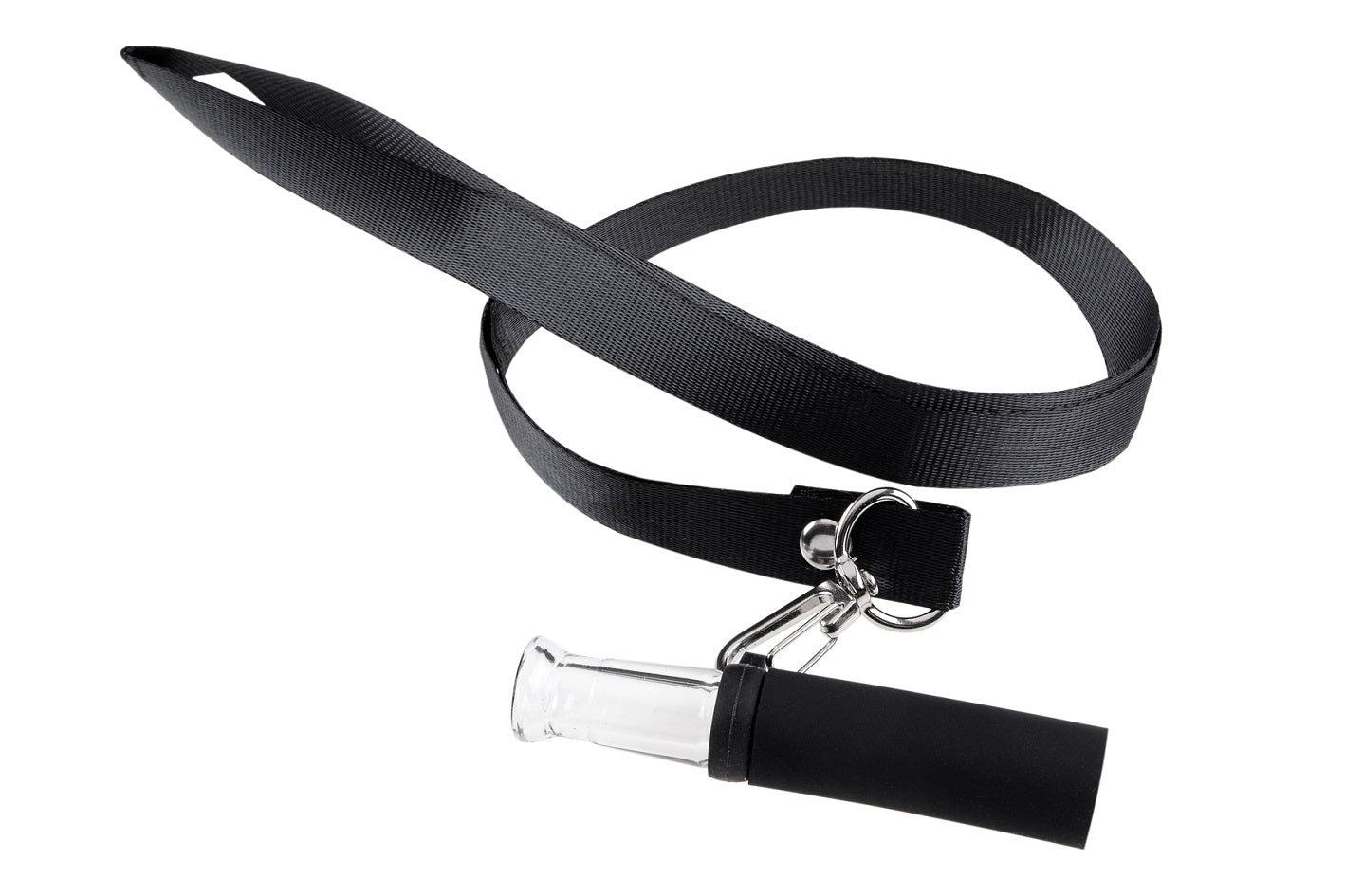 Hookah mouthpiece with string - glass/silicone