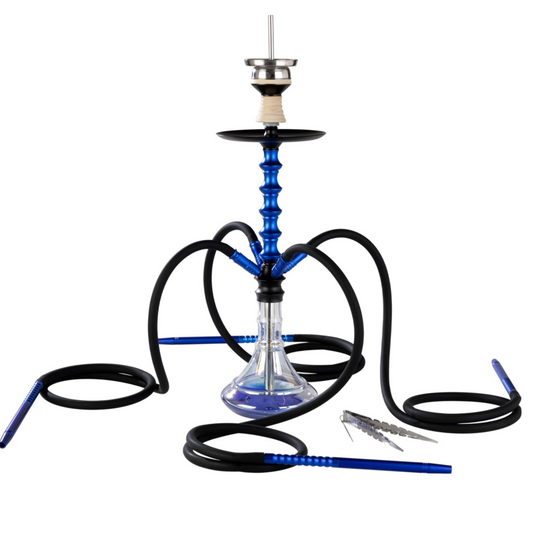 Dreamliner Hookah - Blue - 60cm - 4 hoses