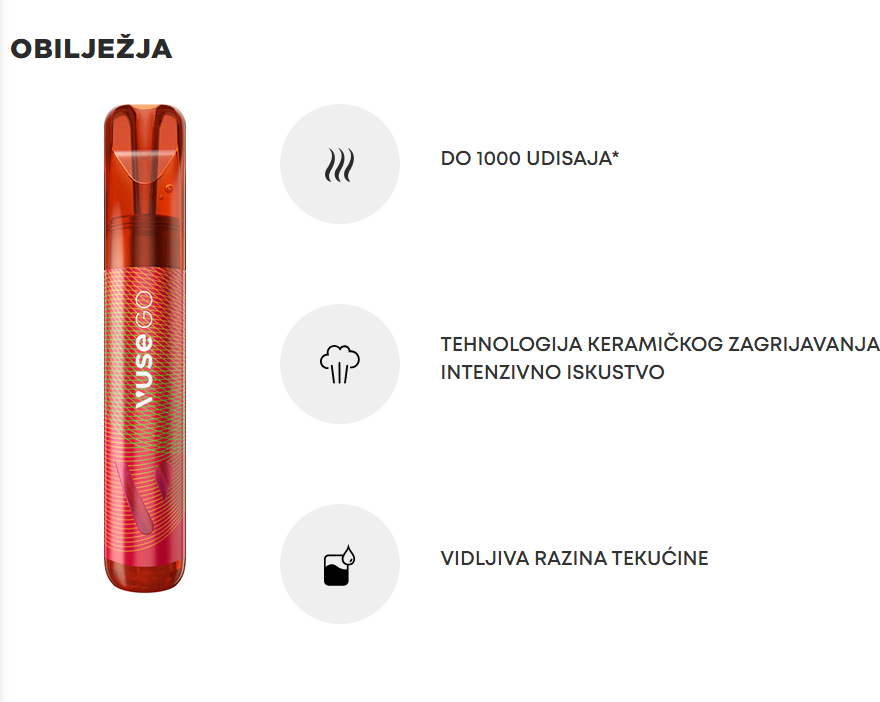 VUSE GO 1000 PEN - STRAWBERRY KIWI (10mg)