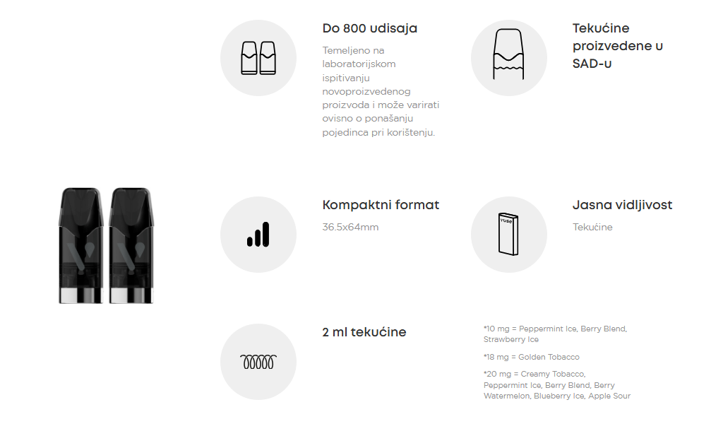 VUSE POD - Berry Blend