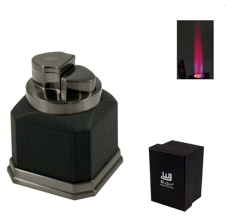 WINJET 4x Jet Plamen Upaljač – Elegantni Stolni Model (Crni)