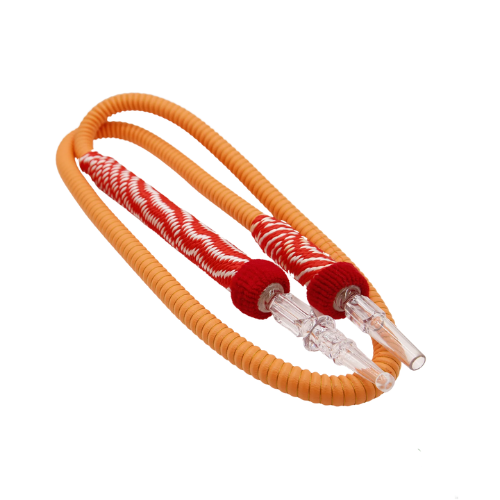 Hookah hose - Orange/Red - 180cm