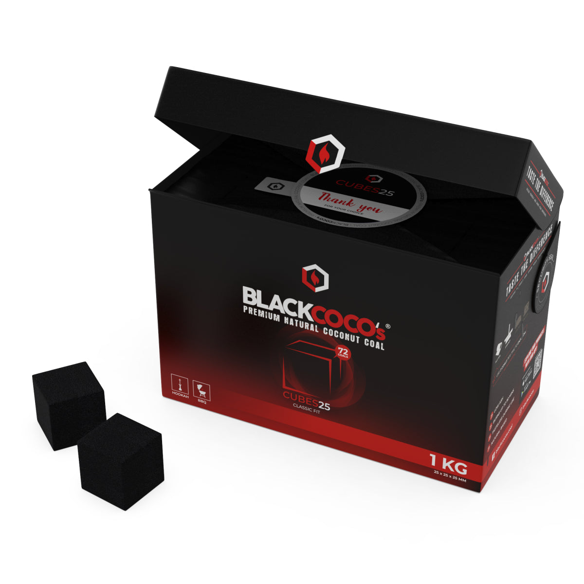 Blackcoco's - ugljen za nargilu 1kg