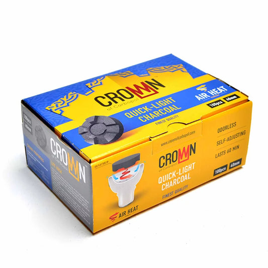 Quick-burning charcoal for hookah - Carbopol Crown 40mm