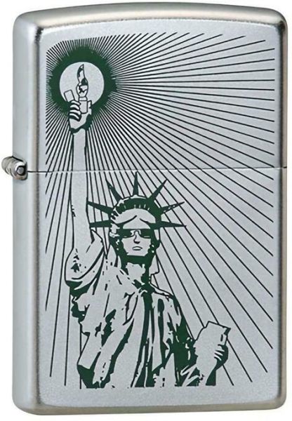ZIPPO lighter - Planet Statue of Liberty