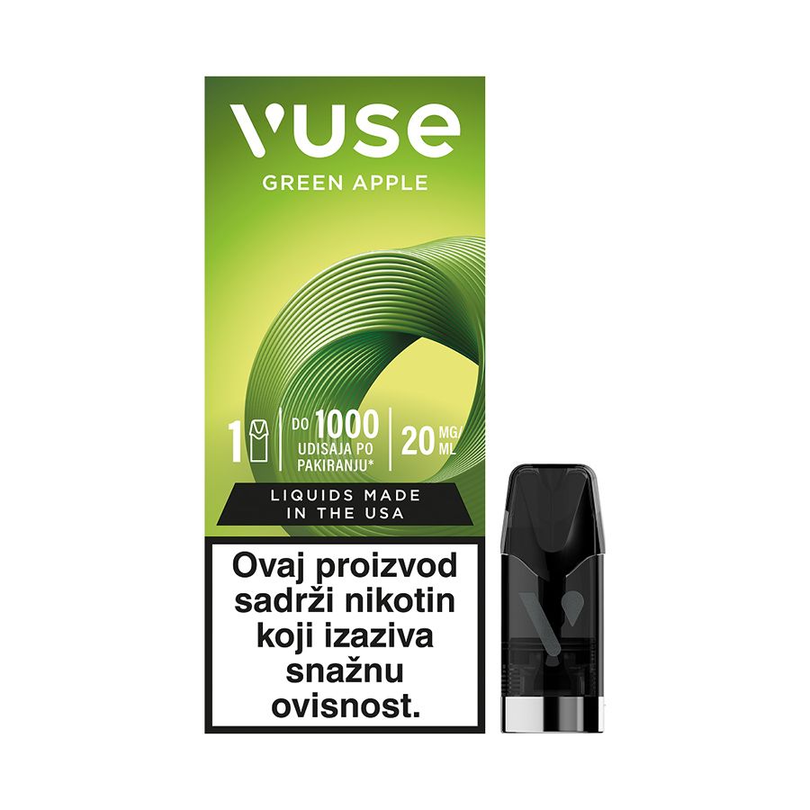 vuse green apple pods POD - Sour NO SHIP: LA Nic Strength:3mg Vuse Alto ePod Collection