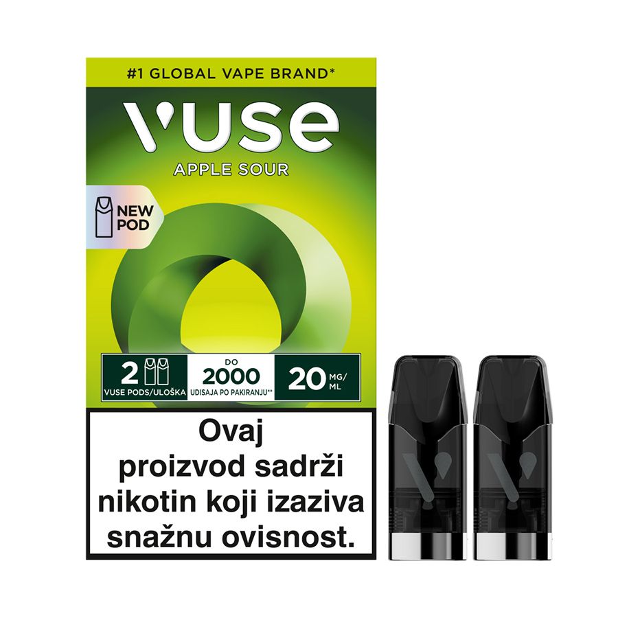 VUSE POD - Apple Sour - Hookah Shop Croatia Nargila Shop Hrvatska VUSE POD - Apple Sour - Hookah Shop Croatia Nargila Shop Hrvatska
