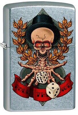 ZIPPO - lighter - Skelaton Roll the Dice
