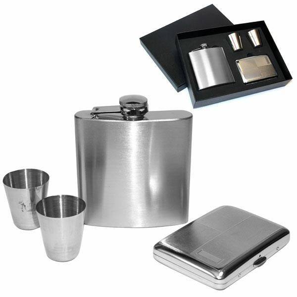 Angelo - Pljoska /poklon pakiranje - silver