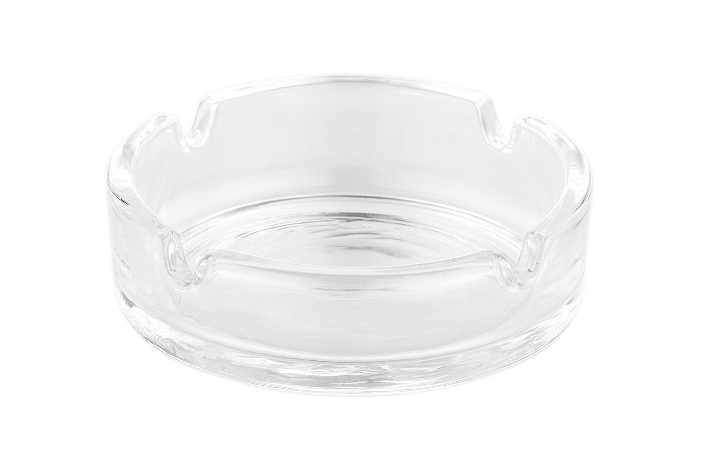 Glass ashtray - Transparent - 11cm
