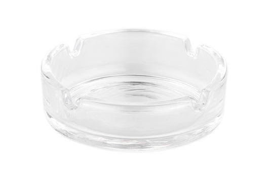 Glass ashtray - Transparent - 11cm