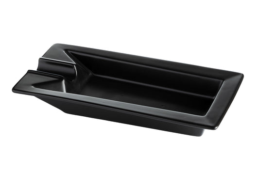 Angelo - Ashtray for cigars - Matte black ceramic