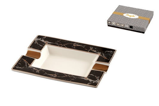 Angelo - Ashtray for 2 cigars - New Bone China