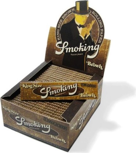 SMOKING - Papir za motanje - Brown king size