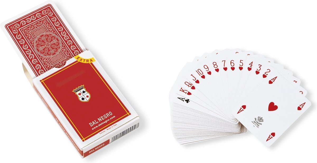 Dal Negro - Karte za poker - ST. Moritz Rosso Extra
