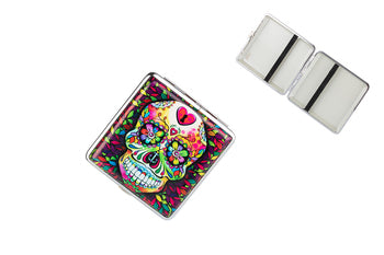 Angelo - Cigarette Case - Colorful Skull