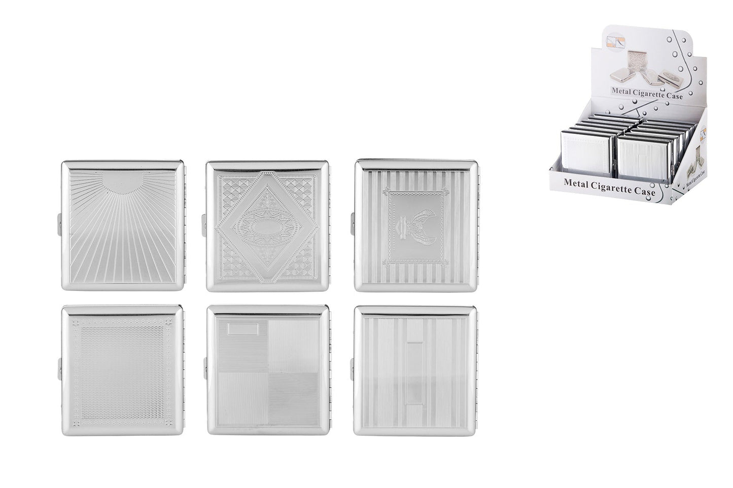 Angelo - Cigarette case - Chrome