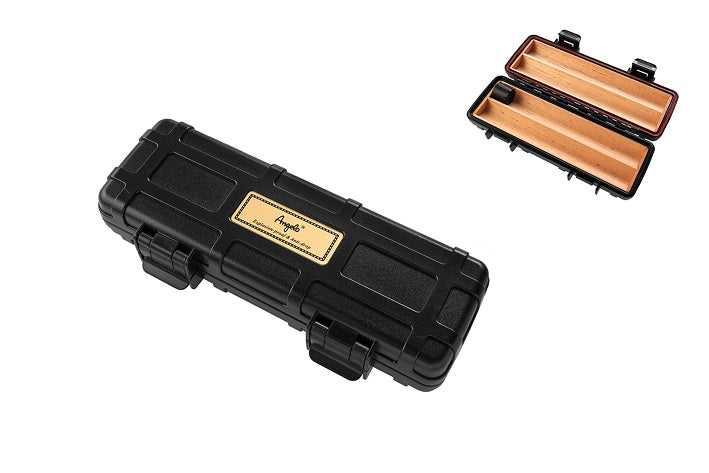 Angelo - Case for 2 cigars - Black