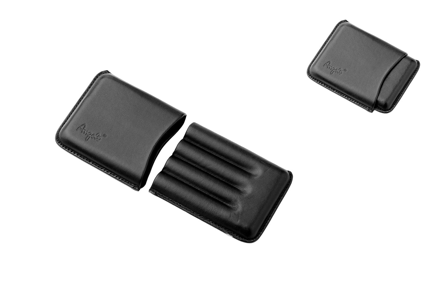 Angelo - Case for 3 cigars - Black