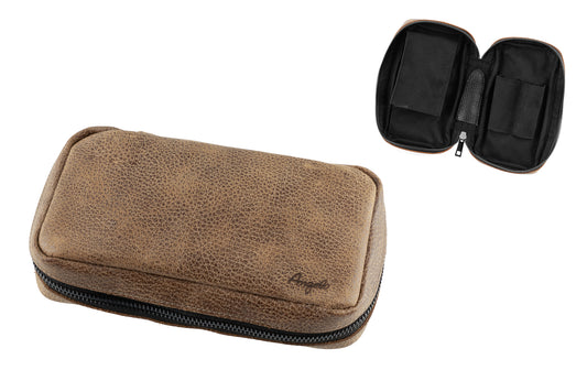 Angelo - pipe bag - Brown leather