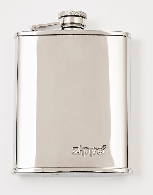 Zippo - flask - 6oz - polished chrome