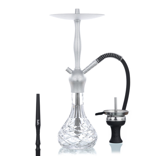 Aladin hookah - Alux Admiral - Silver - 50 cm