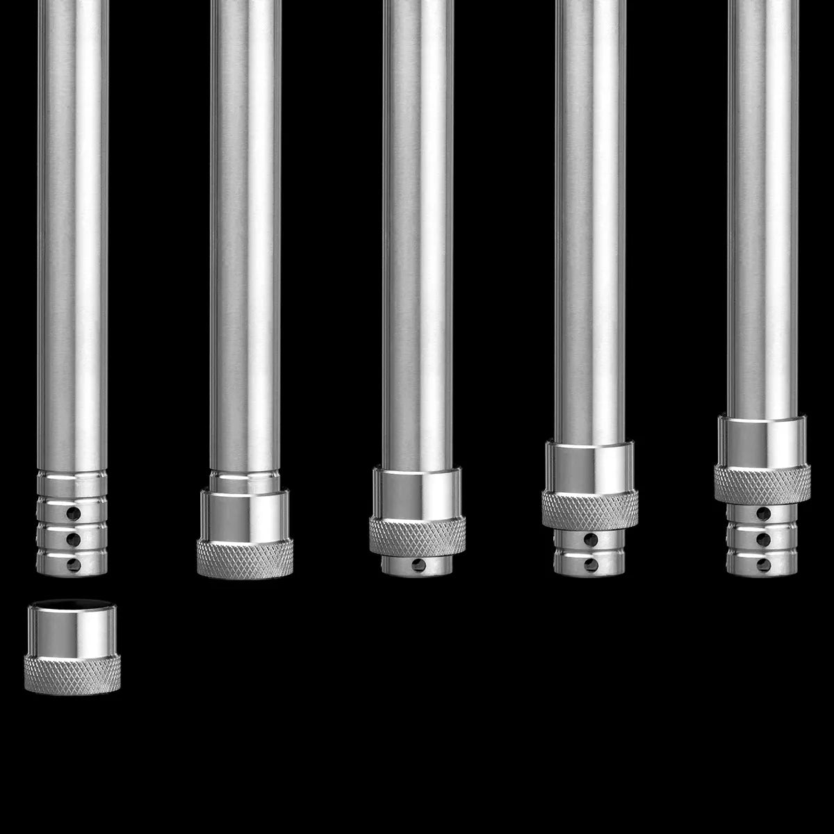 Aladin hookah - Alux Admiral - Silver - 50 cm