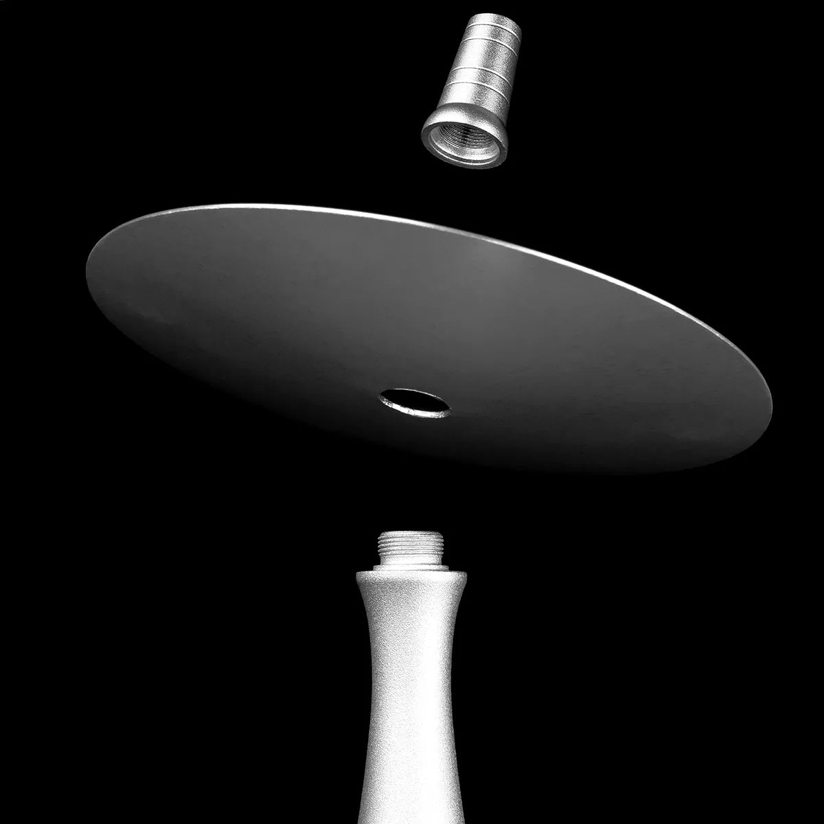 Aladin hookah - Alux Admiral - Silver - 50 cm