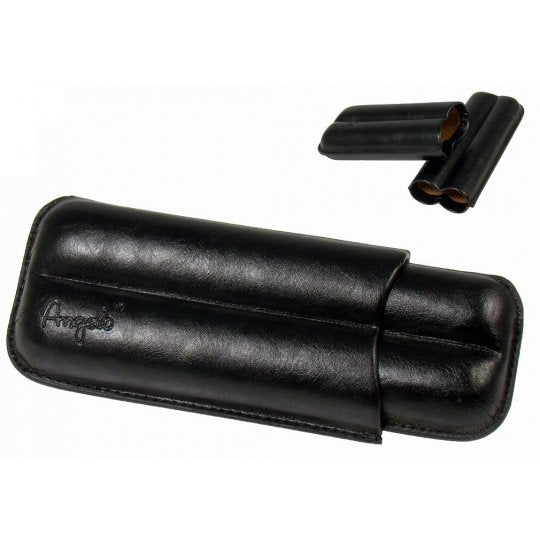 Angelo - Case for 2 cigars - Black