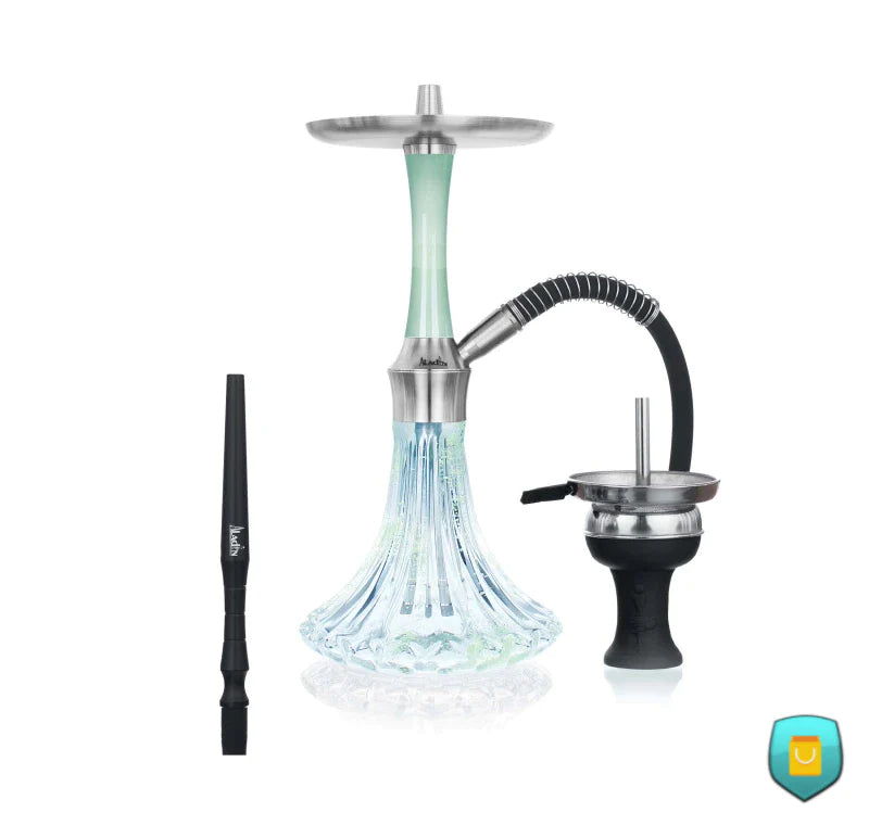 Aladin hookah - Epox 360 - Blue Glow - 36cm