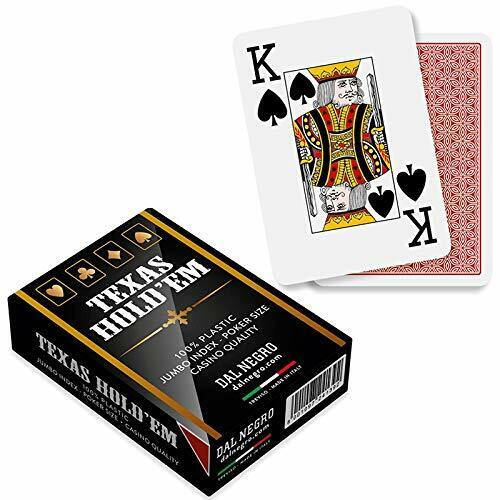 Dal Negro - Poker Cards - Texas Holdem - Rosso
