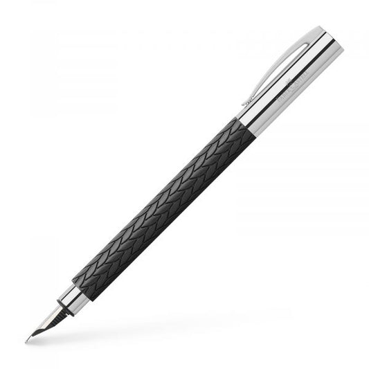 FABER CASTELL - Nalivpero Ambition 3D leaves - Black