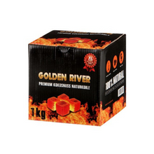 Učitajte sliku u preglednik galerije, Golden River - ugljen za nargilu - 1kg
