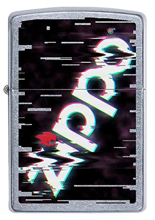 ZIPPO upaljač - Zippo Logo Street Chrome