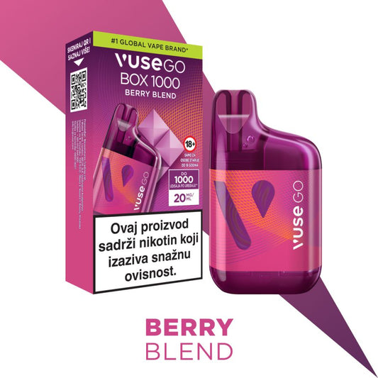 VUSE GO BOX 1000 - BERRY BLEND (20mg)