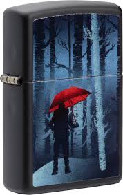 ZIPPO - Red Umbrella tree