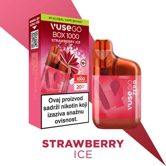 VUSE GO BOX 1000 - STRAWBERRY ICE (20mg)