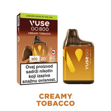 Učitajte sliku u preglednik galerije, VUSE GO 800 - CREAMY TOBACCO
