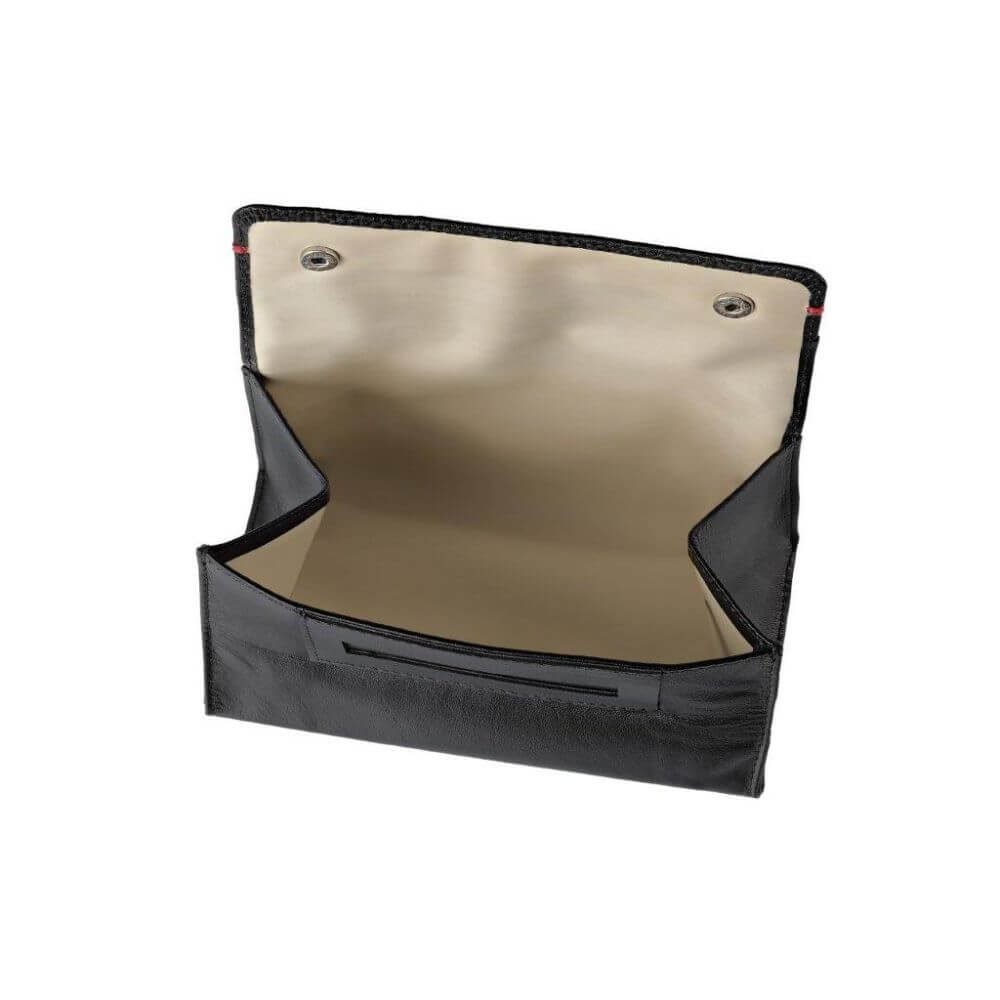 ZIPPO - torbica - crna koža sa kaučukom