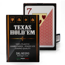 Učitajte sliku u preglednik galerije, Dal Negro - Karte za poker - Texas Holdem - Rosso
